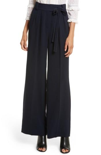 Women's Rebecca Taylor Crepe Tie Waist Pants