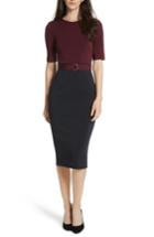 Women's Ted Baker London Wandee Ponte Body-con Dress - Blue