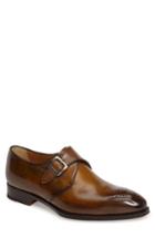 Men's Di Bianco Gallo Blake Monk Strap Shoe .5 M - Brown