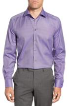 Men's Eton Slim Fit Dress Shirt - Purple