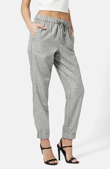 Women's Topshop Piped Drawstring Joggers