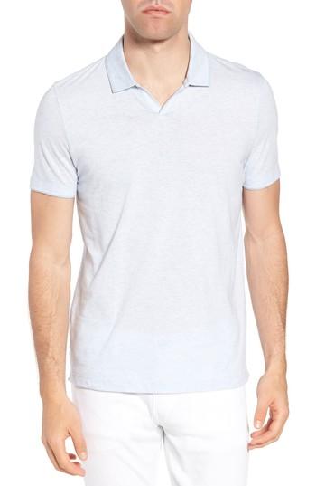 Men's Boss Plato Flame Polo Shirt - Blue