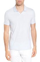 Men's Boss Plato Flame Polo Shirt - Blue