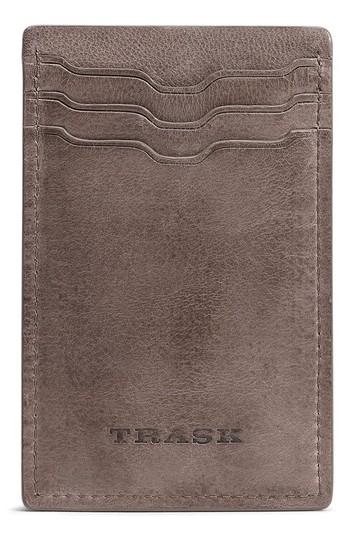 Men's Trask Canyon Money Clip Card Case - Grey