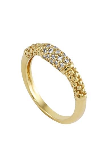 Women's Lagos Caviar Diamond Ring