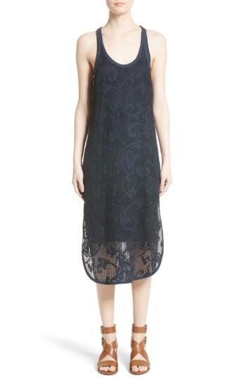 Women's Rag & Bone Stella Midi Dress - Blue