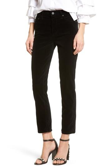 Women's Citizens Of Humanity Cara High Waist Ankle Cigarette Velvet Pants
