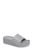 Women's Steve Madden Sharpie Slide Sandal M - Metallic