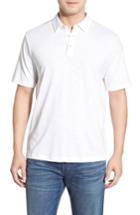 Men's Tommy Bahama 'portside Player Spectator' Regular Pima Cotton Polo, Size - White