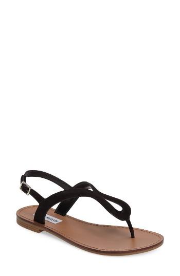 Women's Steve Madden Takeaway Sandal .5 M - Black