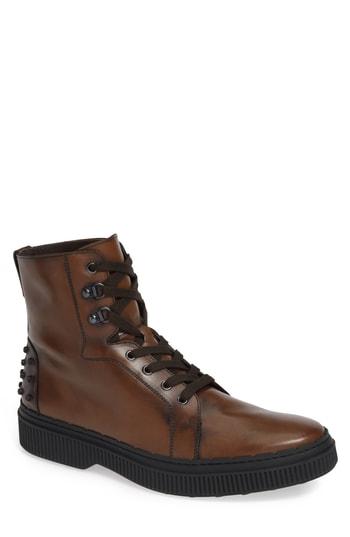 Men's Tod's Plain Toe Boot Us / 9uk M - Brown