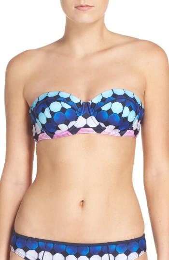 Women's Ted Baker London Marina Mosaic Bikini Top A/b - Blue