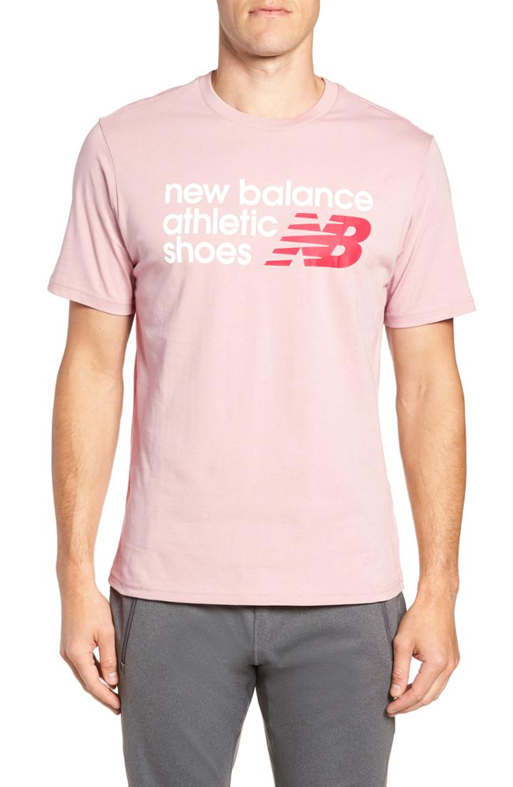 Men's New Balance Nb Shoe Box Graphic T-shirt - Pink