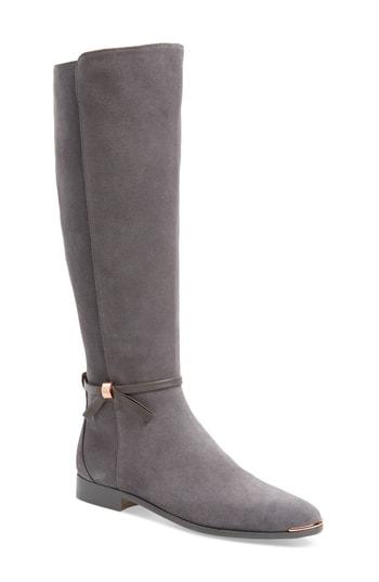 Women's Ted Baker London Lykla Knee High Boot M - Grey