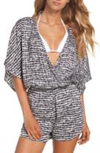 Women's Green Dragon Brushed Between The Lines Cover-up Romper
