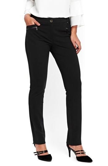 Women's Wallis Slim Ponte Knit Pants Us / 12 Uk - Black