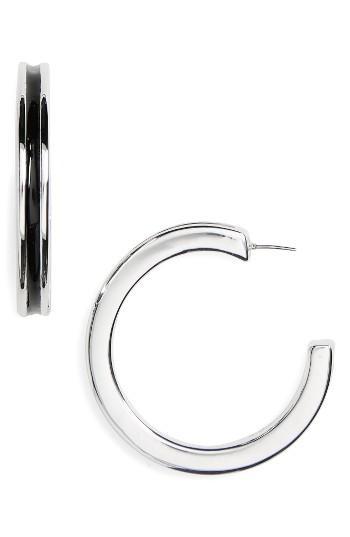 Women's Simon Sebbag Skinny Enamel Hoop Earrings