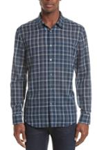 Men's John Varvatos Collection Sport Shirt, Size - Blue