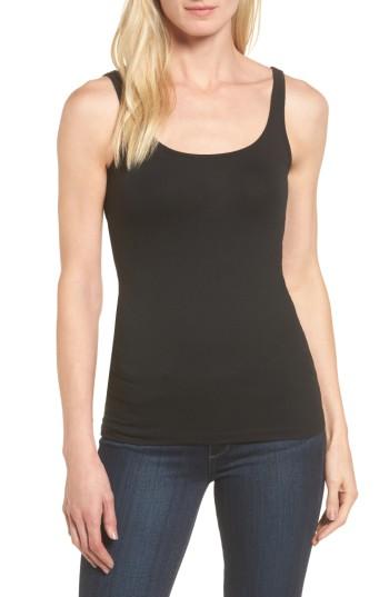 Women's Nordstrom Signature Knit Tank - Black