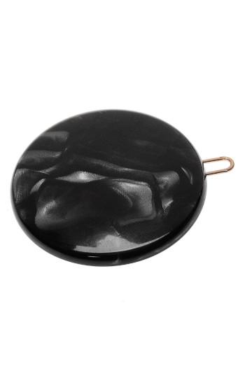 France Luxe Circle Tige Boule Barrette, Size - Black