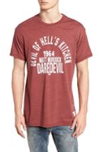 Men's Retro Brand Hell's Kitchen Graphic T-shirt - Burgundy