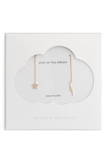 Women's Estella Bartlett Star & Lightning Bold Threader Earrings