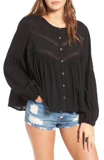 Women's Sun & Shadow Boho Swing Blouse