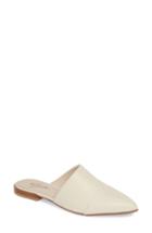 Women's 42 Gold Castle Cap Toe Mule .5 M - Ivory