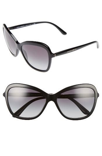 Women's Dolce & Gabbana 59mm Gradient Butterfly Sunglasses -