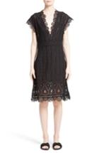 Women's Opening Ceremony Broderie Anglaise Dress - Black