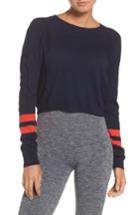 Women's Lndr Ace Crop Sweater /small - Blue