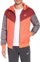 Men's Nike 'windrunner' Colorblock Jacket, Size - Orange