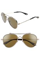 Women's Givenchy 58mm Aviator Sunglasses - Silver