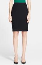 Women's St. John Collection Nouveau Boucle Knit Skirt - Black