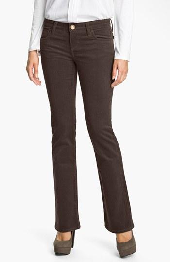 Women's Kut From The Kloth Baby Bootcut Corduroy Jeans - Grey