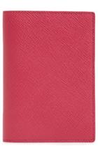 Smythson Panama Calfskin Leather Passport Holder -