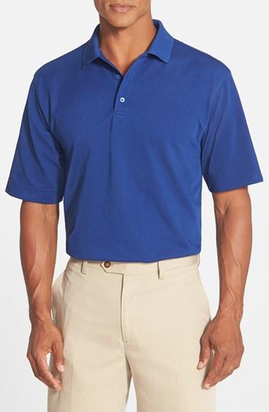 Men's Cutter & Buck 'championship' Classic Fit Drytec Golf Polo, Size - Blue (online Only)