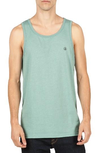 Men's Volcom Solid Tank - Blue
