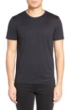 Men's Theory Silk & Cotton Crewneck T-shirt - Blue