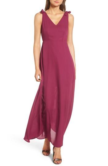 Women's Dee Elly Tie Strap Maxi Dress - Purple