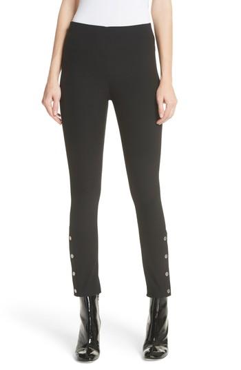 Women's Rag & Bone Simone Snap Ankle Pants - Black