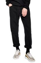 Men's Topman Larry Original Fit Jeans X 34 - Black