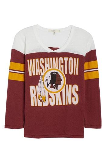 Women's Junk Food Thowback Top, Size - Burgundy