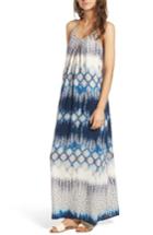 Women's One Clothing Tie Dye Maxi Dress - Blue