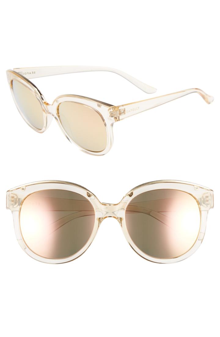 Women's Seafolly Palm Beach 54mm Cat Eye Sunglasses -