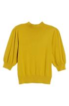 Women's Leith Puff Sleeve Sweater, Size - Green