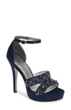 Women's Adrianna Papell Marietta Platform Ankle Strap Sandal .5 M - Blue