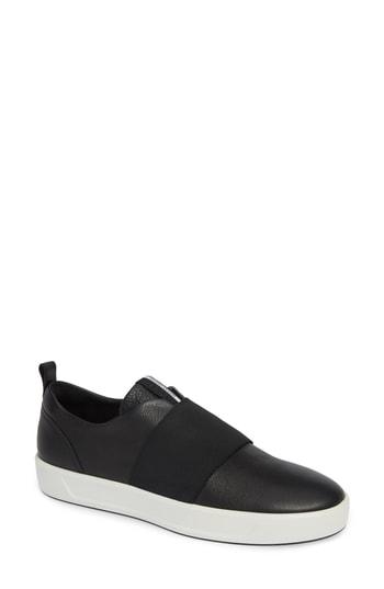 Women's Ecco Soft 8 Band Low Sneaker -5.5us / 36eu - Black