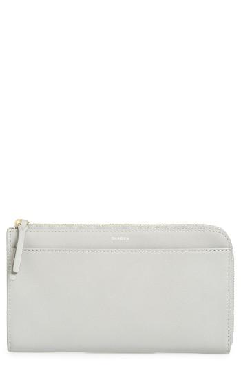 Women's Skagen Leather Phone Wallet - Grey