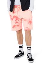 Men's Topman Tie Dye Shorts - Pink